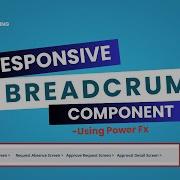 Breadcrumb Navigation Reusable Component In Power Apps Step By Step Canvas App Tutorial