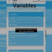 Solution Of Java AIDE 6 Variables