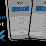 Flutter Tutorial Create IOS Action Sheet SwiftUI In Flutter Cupertino Action Sheet