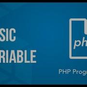 Basic Variable PHP Tutorial