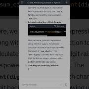 Python Program To Check Armstrong Number Python Basic Program Python Beginner Tutorial