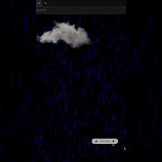 Rain Effect With Floating Cloud Html Css Js