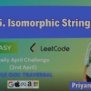 205 Isomorphic Strings Map LeetCode Easy C Hindi