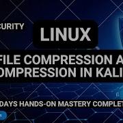 Day 9 File Compression And Decompression 60 Day Ultimate Hacking Course 2025 KALI LINUX