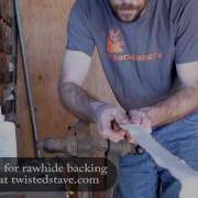 Backing A Bow With Rawhide How To