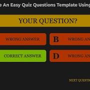 How To Make An Easy Quiz Questions Template Using PowerPoint
