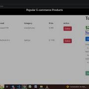Ecommerce Website Using Angular Calculation Of Tax In Bill Cart Part 6