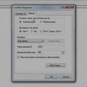 Setting Of Hyperterminal
