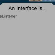7Java Certification Chapter02 Object Oriented Programming Lesson6 An Interface