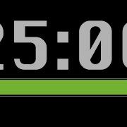 25 Minute Timer Progress Bar 4K 60 FPS