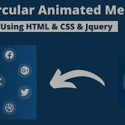 How To Make Circular Menu With HTML CSS And JQuery Radial Menu With JQuery