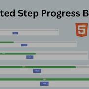 How To Make Animated Steps Progress Bar Using HTML CSS JavaScript Progressbar