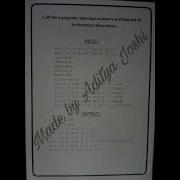 Artificial Intelligence Class 9 Artificial Intelligence Practical File Python Programs Project