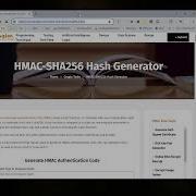 2024 08 23 10 00 15 Generate HMAC SHA256 Digital Signature