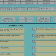 Broca S Aphasia Software HyperNext Talker Vet Scenario
