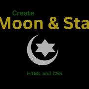 Create Moon And Star With HTML And CSS So Simple Way