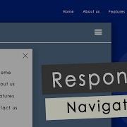 Responsive Navbar With Bootstrap4 Jquery