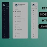 Responsive Sidebar Menu In HTML CSS JavaScript Dark Light Mode