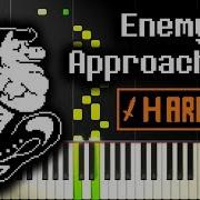 UNDERTALE ENEMY APPROACHING Piano Tutorial