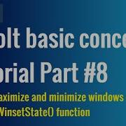 How To Maximize And Minimize Windows AutoIt Basic Concepts Tutorial Part 8