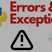 Python Errors Exceptions Explained Chapter 8 Tutorial