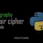 Playfair Cipher Python Code Cryptography Khetz Tutorials