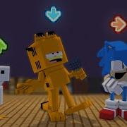 FNF Character Test Gameplay VS Minecraft Animation Goose Garfield Sonic