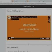 Using OpenSciEd With PocketLab Notebook