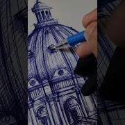Architectural Sketching In Ballpoint Pen Architecture Architectureillustration