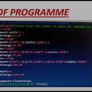 Calculate Electricity Bill Using Python