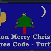 Python Merry Christmas Tree Code With Turtle Graphic Python Tutorial