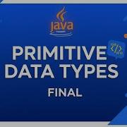 Java Primitive Data Types Final Example
