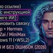 Инструкция для вашего ИИ как установить Paperclip Hermes Agent Zai MiniMax Windows 11 2026