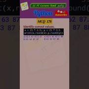Python MCQ 178 Round Quiz Test Your Skills Pythonprogramming Pythoninterview Shorts Trending