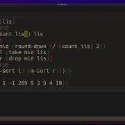 Recursive Merge Sort In Clojure