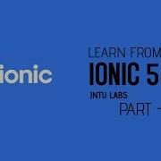 Ionic 5 New Project Tutorial Creating Pages And Navigation To Internal Pages