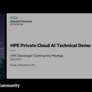 HPE Private Cloud AI Technical Demo