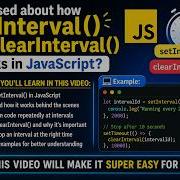 JavaScript SetInterval And ClearInterval Method Easy Explanation In Less Than 15 Minutes