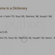 Dictionary In Python Part 1