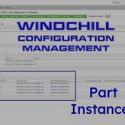 PTC Windchill PDMLink Configuration Management Part Instances