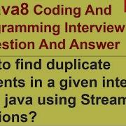 How To Find Duplicate Elements In A Given Integers List In Java Using Stream Functions