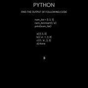 Day 18 Python Coding Challenge Can You Guess The Output