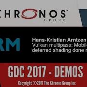 ARM Demo Vulkan GDC 2017