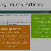 How To Find Academic Journal Articles At UNB Libraries