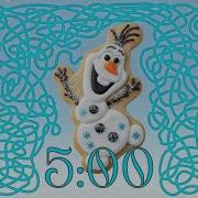5 Minute Timer Bomb CHRISTMAS OLAF COOKIE