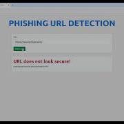 Phishing URL Detection Demo Python Project