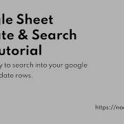 Google Sheet Search Update API NoCodeAPI Part 2