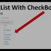 Multi Select CheckBoxList As DropdownList In ASP NET CORE