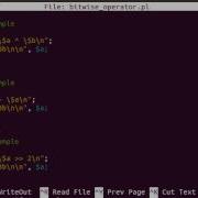 Perl Bitwise Operators Example