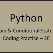 Coding Practice 2E Operators Conditional Statements Python NxtWave CCBP
